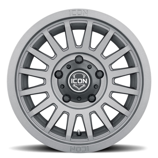 ICON Alloys Recon SLX, Charcoal, 17 x 8.5 / 5 x 150, 25mm Offset, 5.75" BS — official view 2