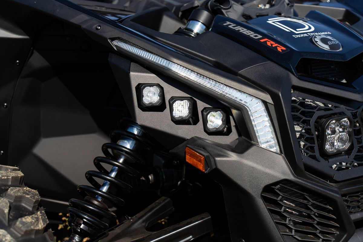 Diode Dynamics Can-Am Maverick X3 C1 Headlamp Kit - Pro White -2017