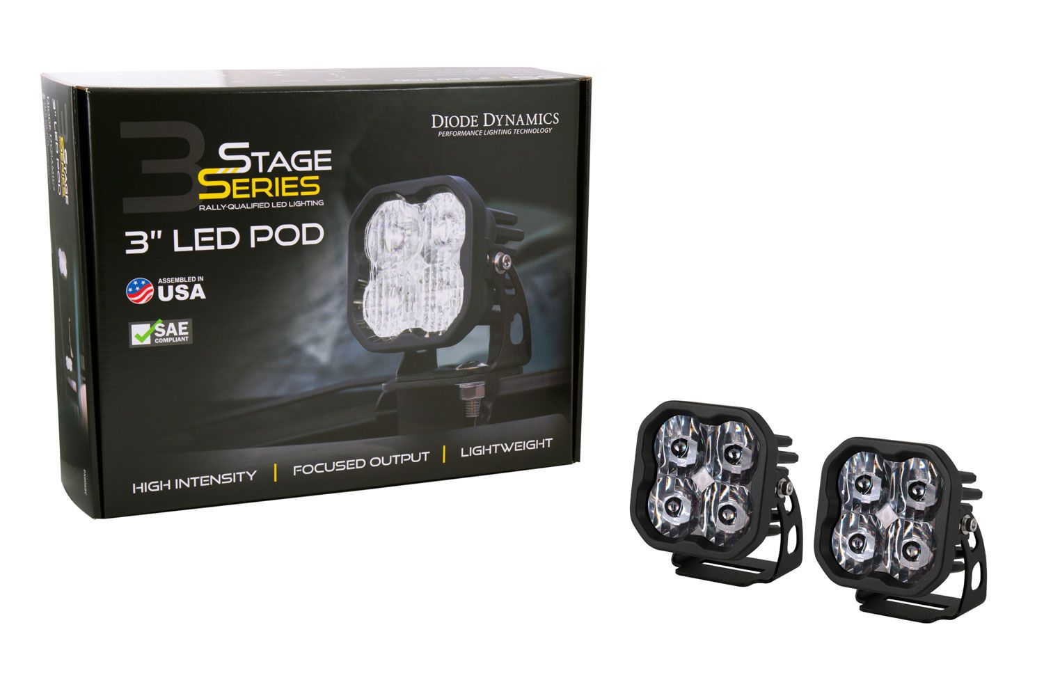 Diode Dynamics SS3 Max ABL White Driving Standard (PAIR)