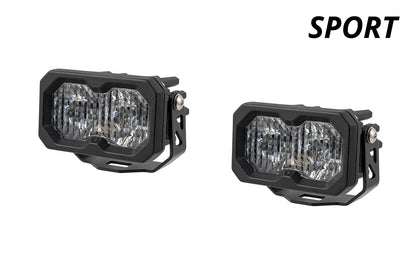 Diode Dynamics C2 2.0 Sport White Combo ABL Pair