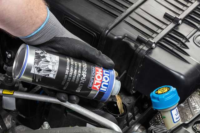 Pro-Line Engine Flush 500ml — application example