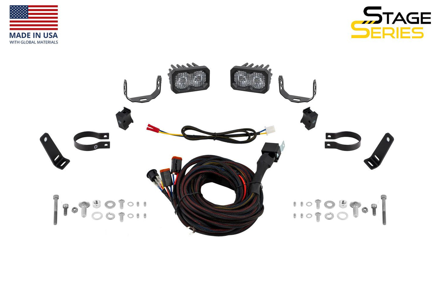 Diode Dynamics Stage Series SSC2 Sport 1.875" Roll Bar Reverse Light Kit