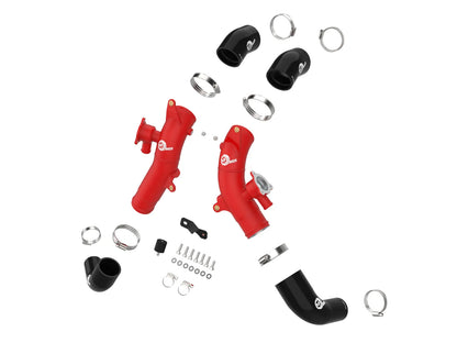 BladeRunner 2-1/2 IN Aluminum Hot Charge Pipe Red