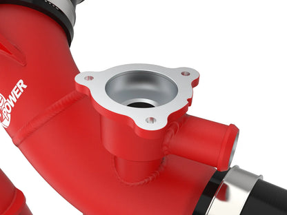BladeRunner 2-1/2 IN Aluminum Hot Charge Pipe Red