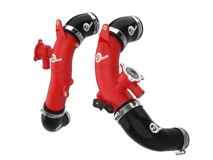 BladeRunner 2-1/2 IN Aluminum Hot Charge Pipe Red