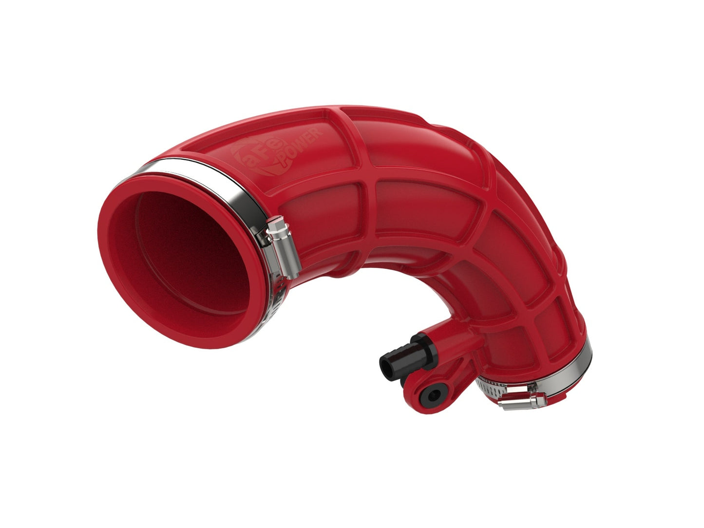 aFe POWER 55-20001-R red passenger-side turbo inlet pipe