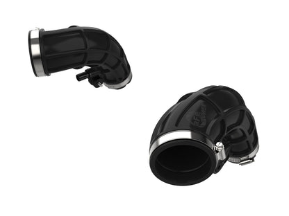 aFe POWER 55-20001 black turbo inlet pipes — alternate view