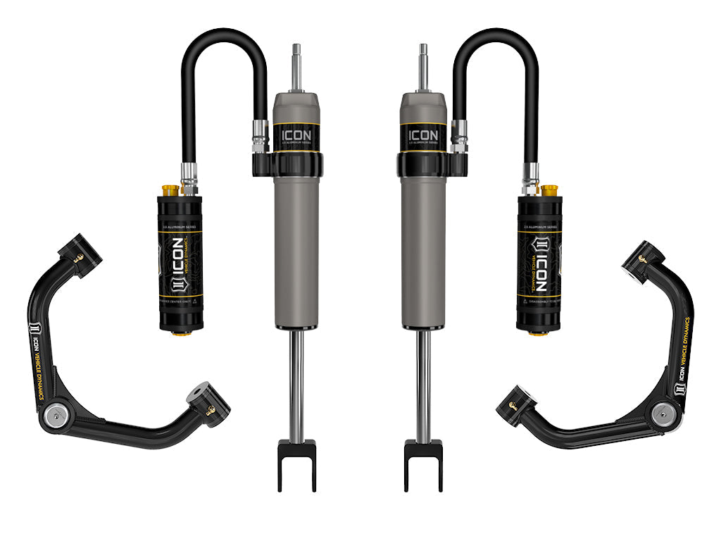 ICON 2011-2019 GM 2500/3500 HD, 0-2” Lift, V.S. 2.5 Aluminum Series Shock System, Remote Reservoir w/ CDCV, Tubular