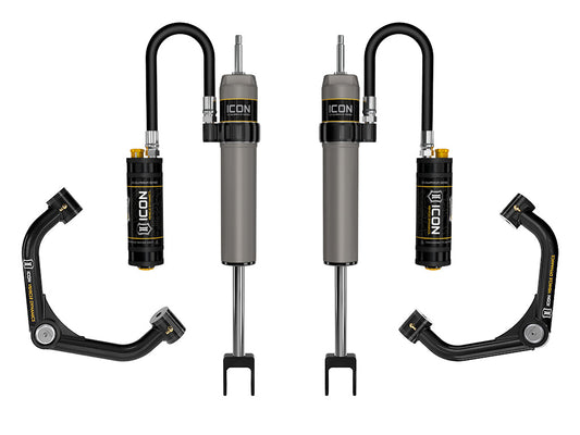 ICON 2011-2019 GM 2500/3500 HD, 0-2” Lift, V.S. 2.5 Aluminum Series Shock System, Remote Reservoir w/ CDCV, Tubular