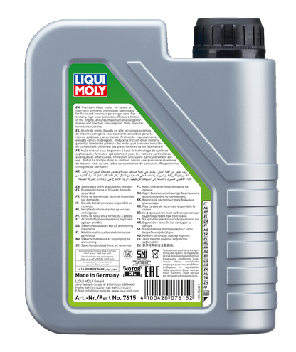 Special Tec AA 5W-30 1ltr — rear label