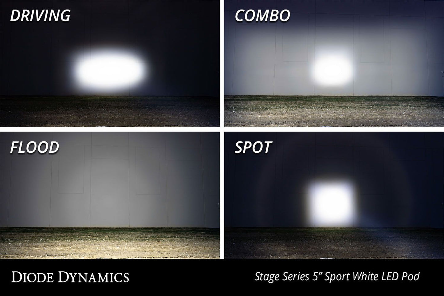 Diode Dynamics SS5 LED Pod Sport White Driving (Pair)