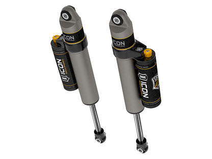 ICON 2001-2026 GM 2500/3500 HD, 0-1" Lift/2007-2018 GM 1500, 4" Lift, Rear, V.S. 2.5 Aluminum Series Shock Absorbers, Piggyback Reservoir w/ CDCV, Pair — additional product view