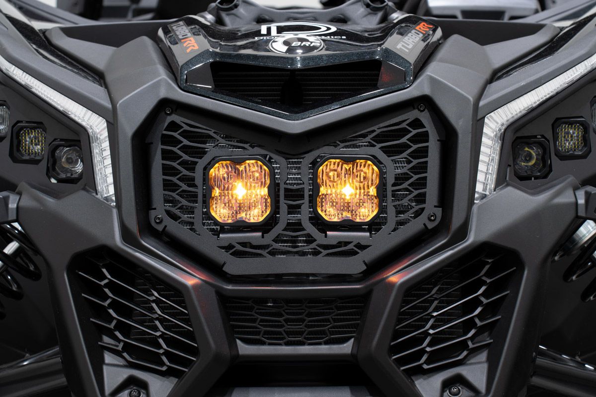Diode Dynamics 2017 Can-Am Maverick X3 Stage Series LED Grille Kit - Pro White Combo