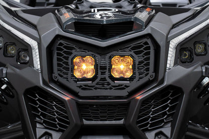 Diode Dynamics 2017 Can-Am Maverick X3 Stage Series LED Grille Kit - Pro White Combo