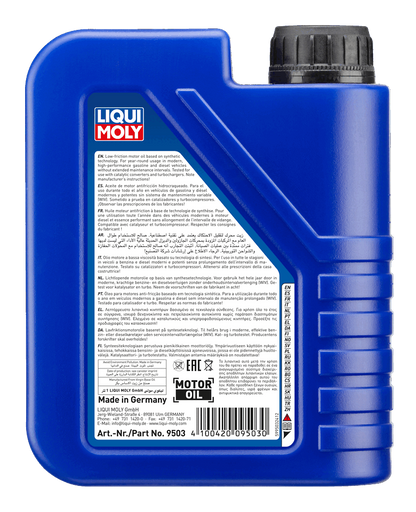 LIQUI MOLY Super Leichtlauf 10W-40 1L — rear label