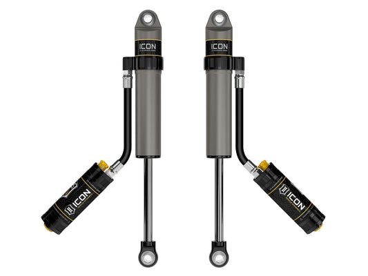 ICON 1997-2023 Nissan Patrol Y61, 2" Lift, Rear, V.S. 2.5 Aluminum Series Shock Absorbers, Remote Reservoir w/ CDCV, Pair