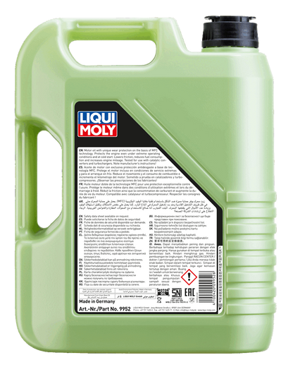 LIQUI MOLY Molygen New Gener­a­tion 5W-30 5LTR — rear label
