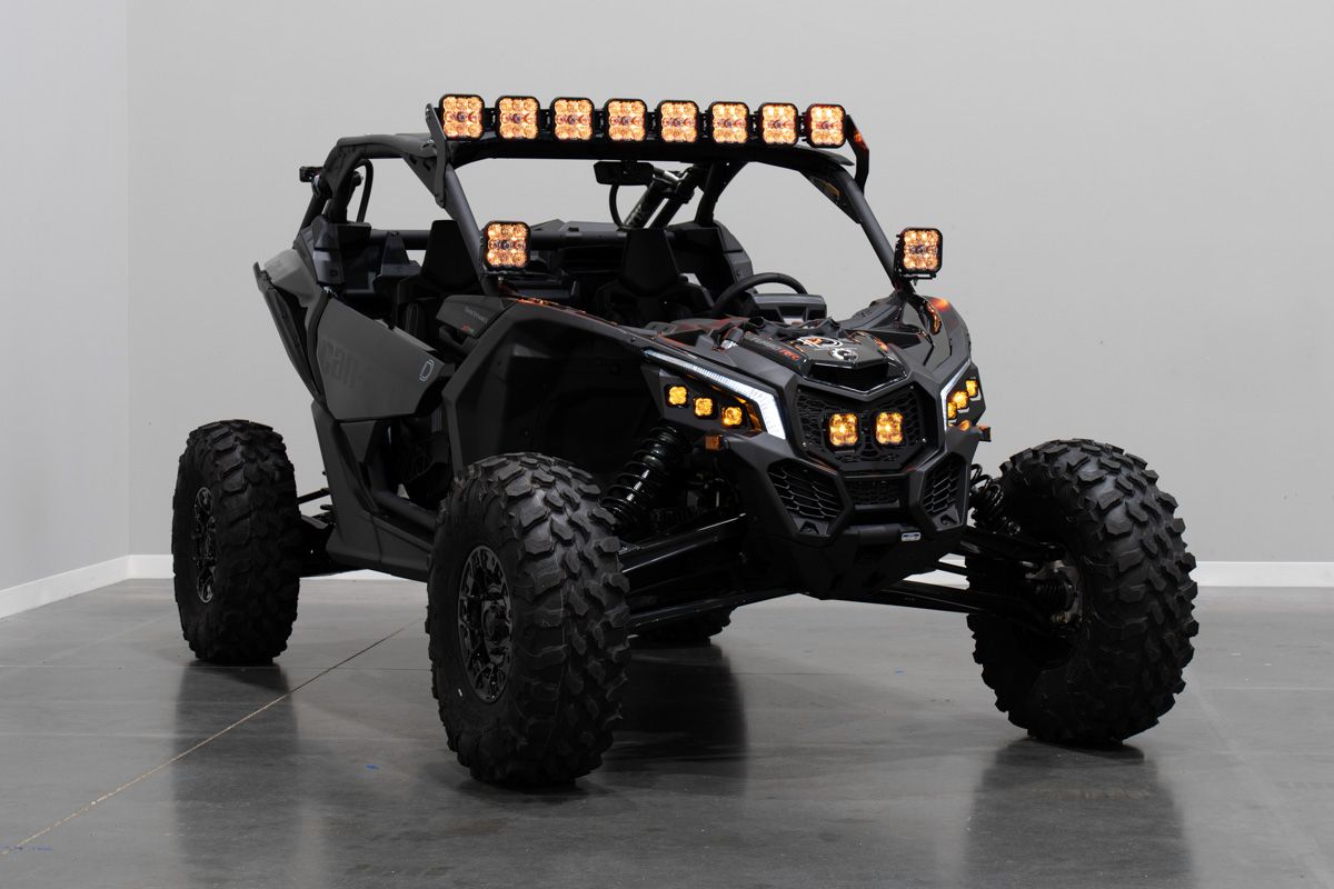 Diode Dynamics Can-Am 3 2017 Maverick X3 Ditch Light SS3 Pro White Combo Kit