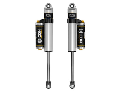 ICON 2001-2026 GM 2500/3500 HD, 0-1" Lift/2007-2018 GM 1500, 4" Lift, Rear, V.S. 2.5 Aluminum Series Shock Absorbers, Piggyba