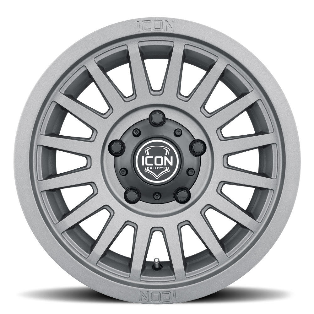 ICON Alloys Recon SLX, Charcoal, 17 x 8.5 / 5 x 150, 25mm Offset, 5.75" BS — official view 2