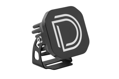 SS3 LED Pod Cover, Black (one) — installed application