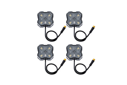 Diode Dynamics Rock Light SXS Installer Kit, RGBW (4-pack) w/Controller