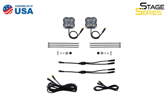 Diode Dynamics Rocklight White Diffused M8 Add on 2 pack