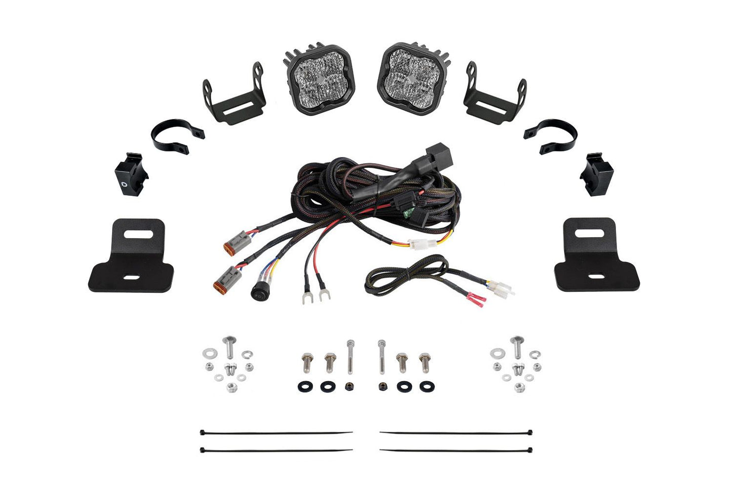 Stage Series Ditch Light Kit for 2017-2025 Can-Am Maverick X3, SS3 Sport White Combo