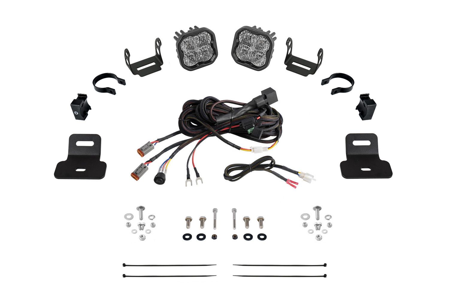 Stage Series Ditch Light Kit for 2017-2025 Can-Am Maverick X3, SS3 Pro White Combo