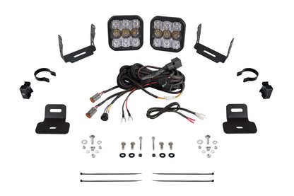 Stage Series Ditch Light Kit for 2017-2025 Can-Am Maverick X3, SS5 Pro White Combo