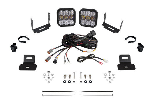 Stage Series Ditch Light Kit for 2017-2025 Can-Am Maverick X3, SS5 Pro White Combo