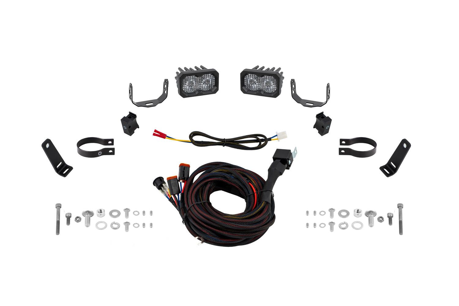 Stage Series 1.875 Inch Roll Bar Reverse Light Kit C2 2.0 Sport (pair)
