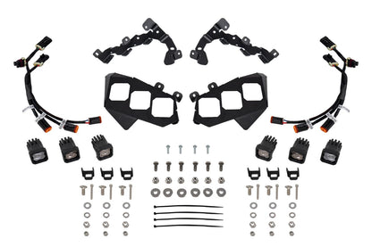 Can-Am Maverick X3 C1 Headlamp Kit, Pro White ABL (pair)
