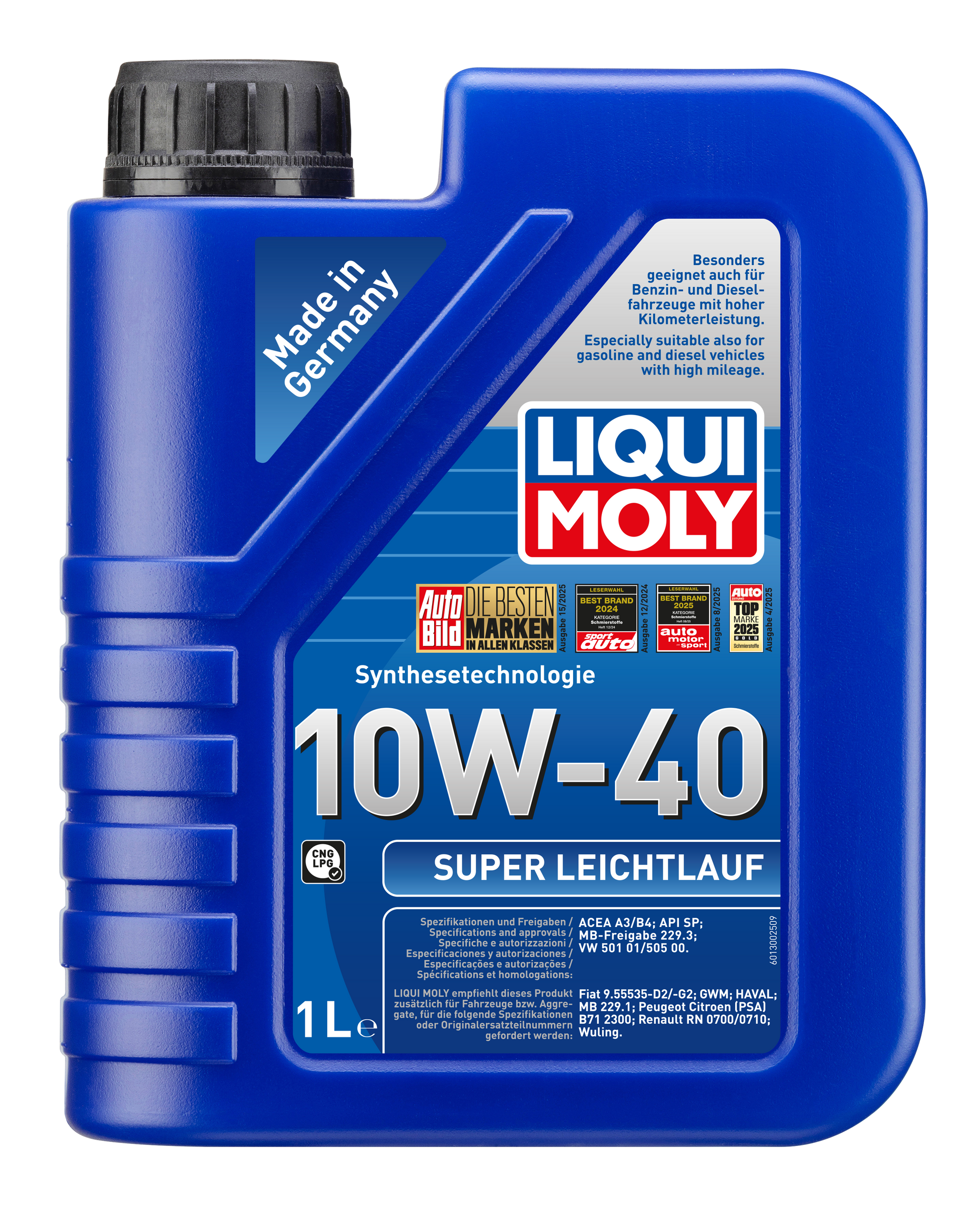 LIQUI MOLY Super Leichtlauf 10W-40 1L — product front