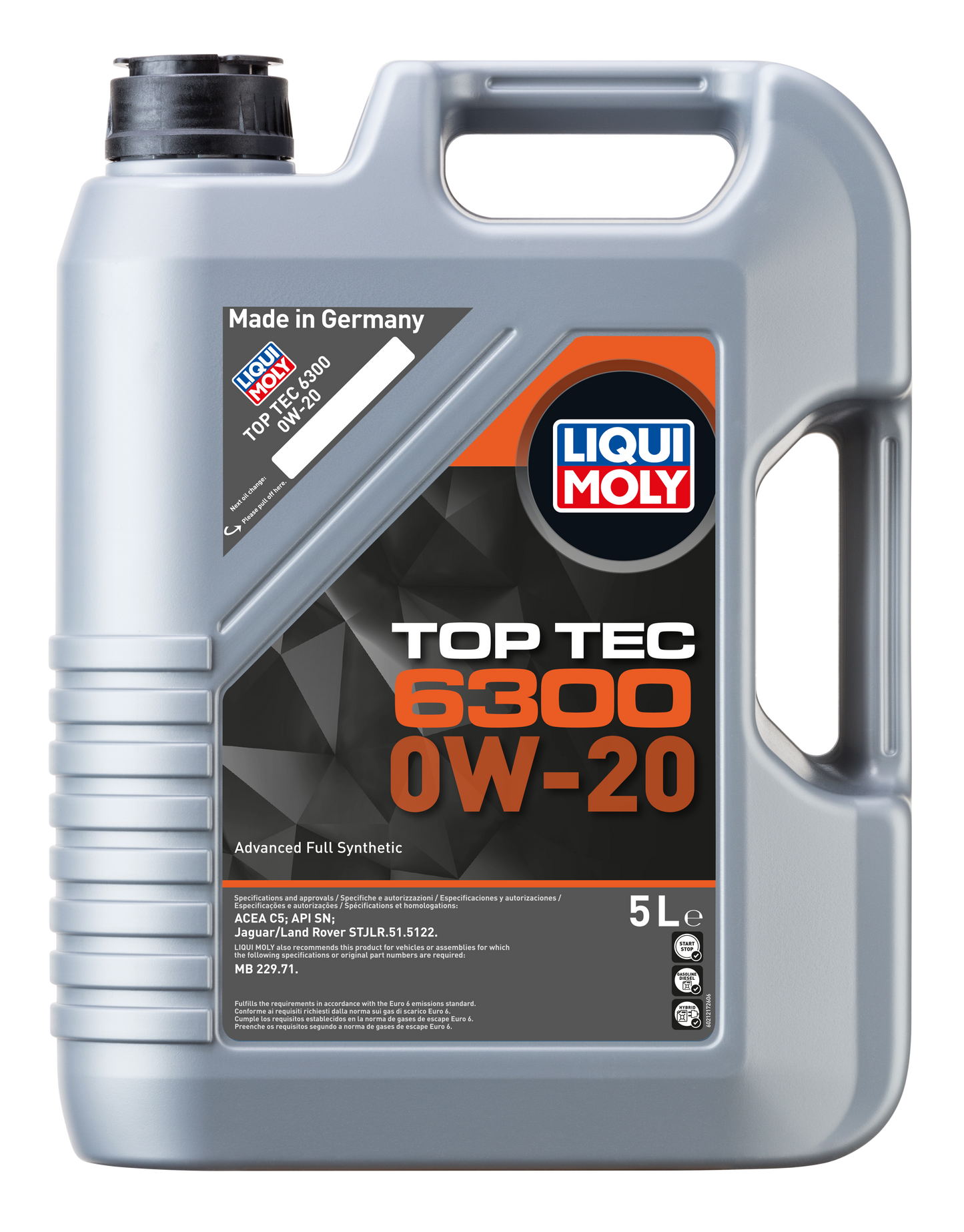 LIQUI MOLY Top Tec 6300 0W-20 — product front