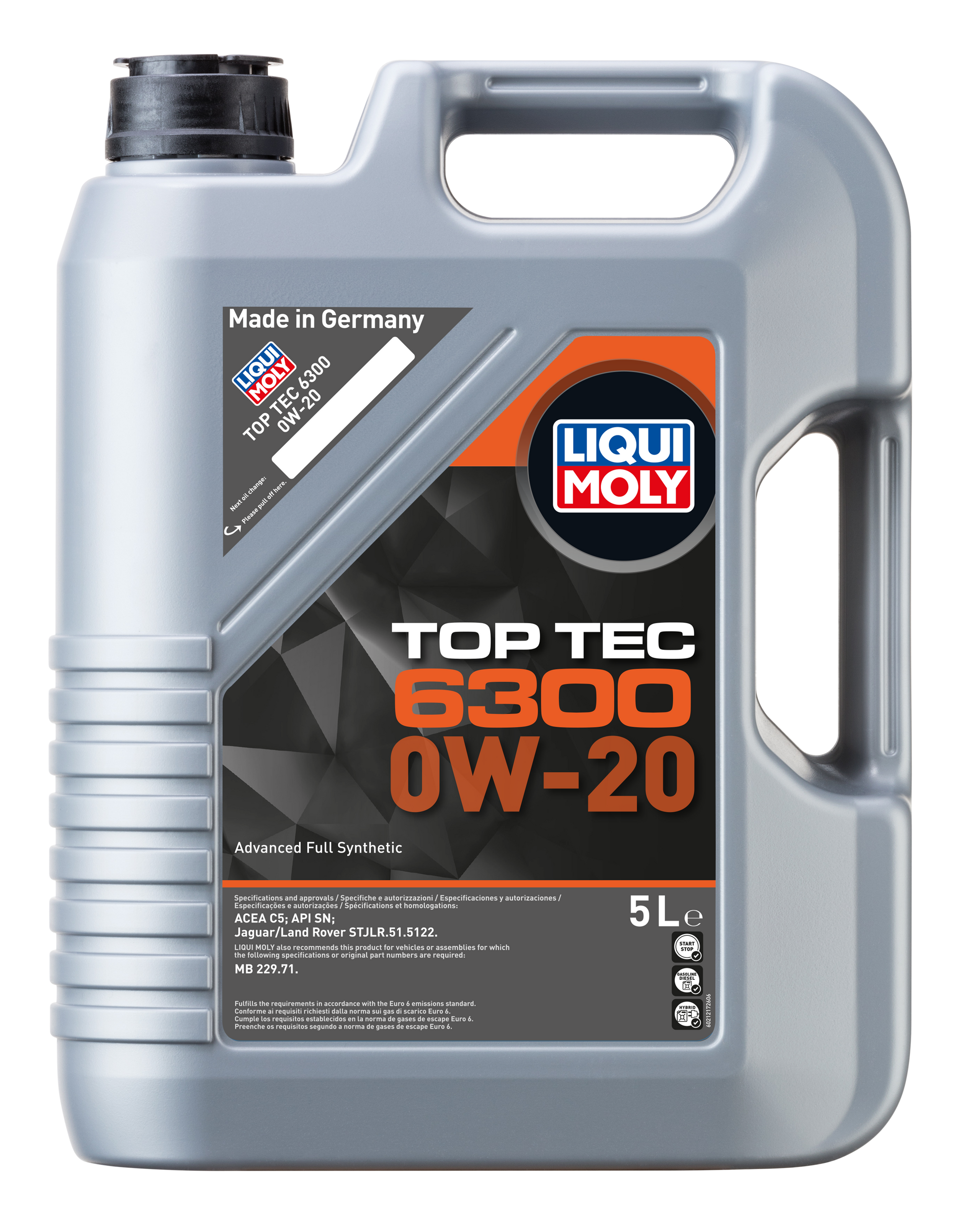LIQUI MOLY Top Tec 6300 0W-20 — product front