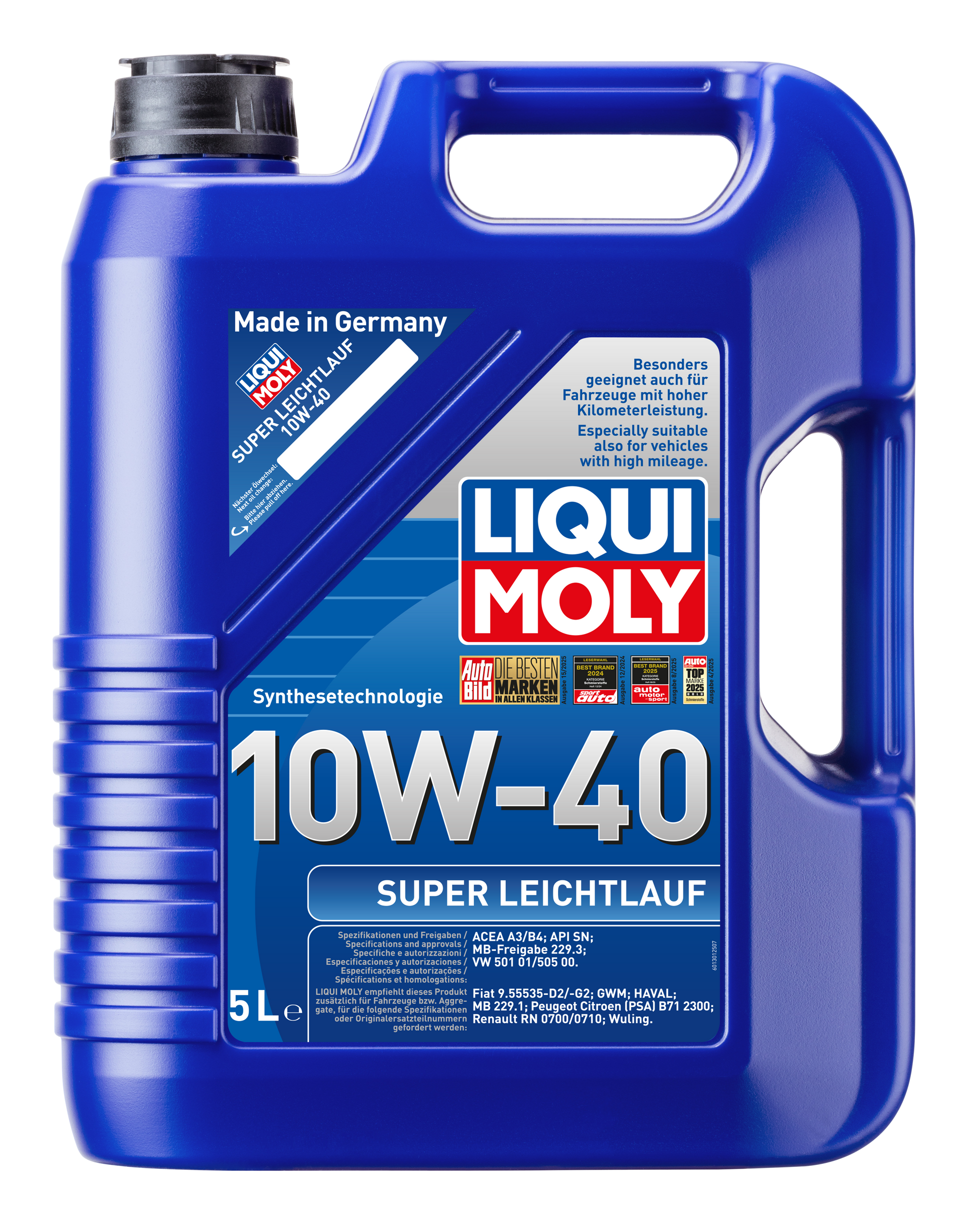 LIQUI MOLY Super Leichtlauf 10W-40 5L — product front