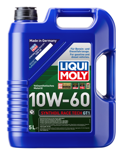 LIQUI MOLY Synthoil Race Tech GT1 10W-60 5L — product front