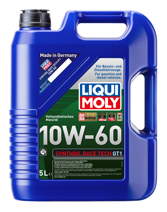 LIQUI MOLY Synthoil Race Tech GT1 10W-60 5L — product front