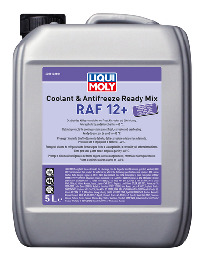 Coolant Ready Mix RAF 12+ 5ltr — product front