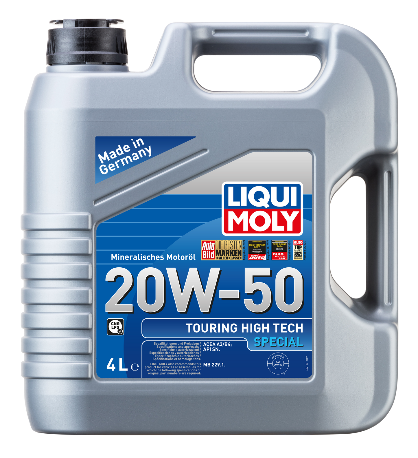 LIQUI MOLY 20W 50 Touring High Tech 4Ltr-21591 — product front