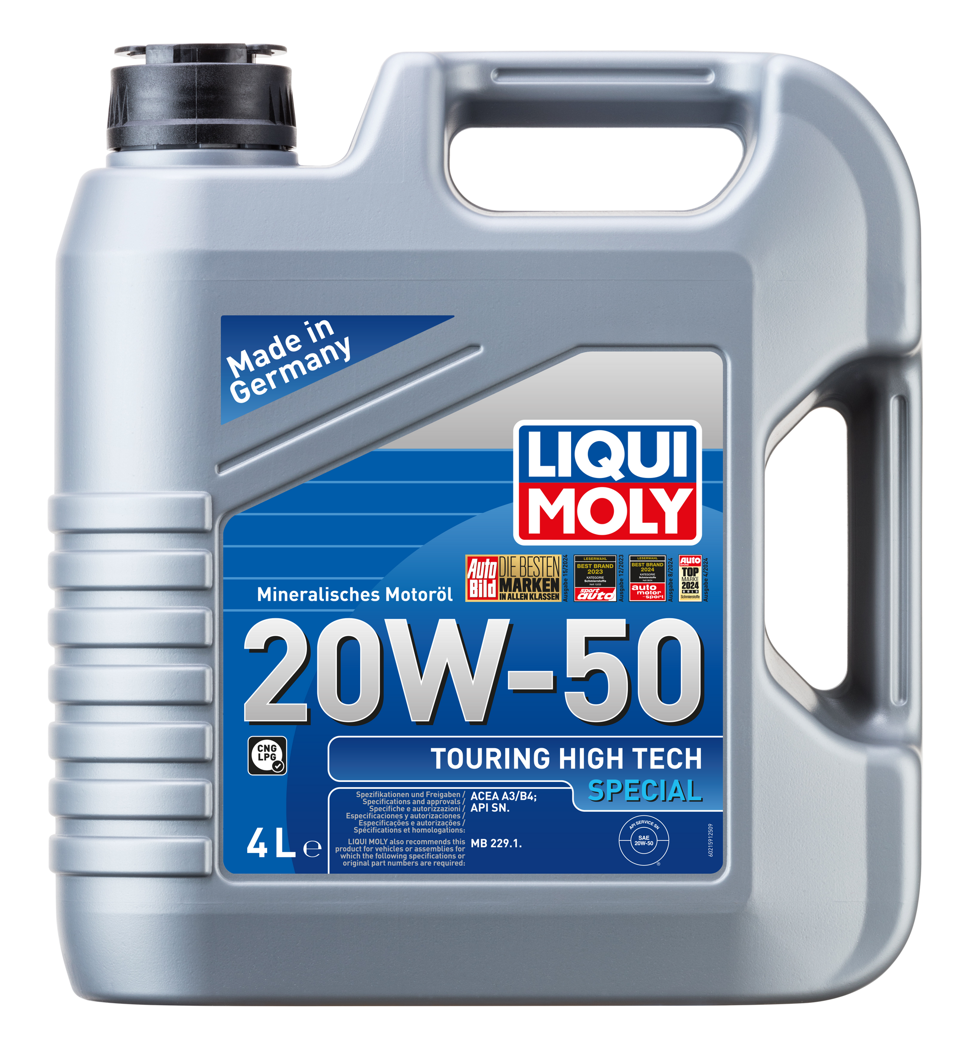 LIQUI MOLY 20W 50 Touring High Tech 4Ltr-21591 — product front