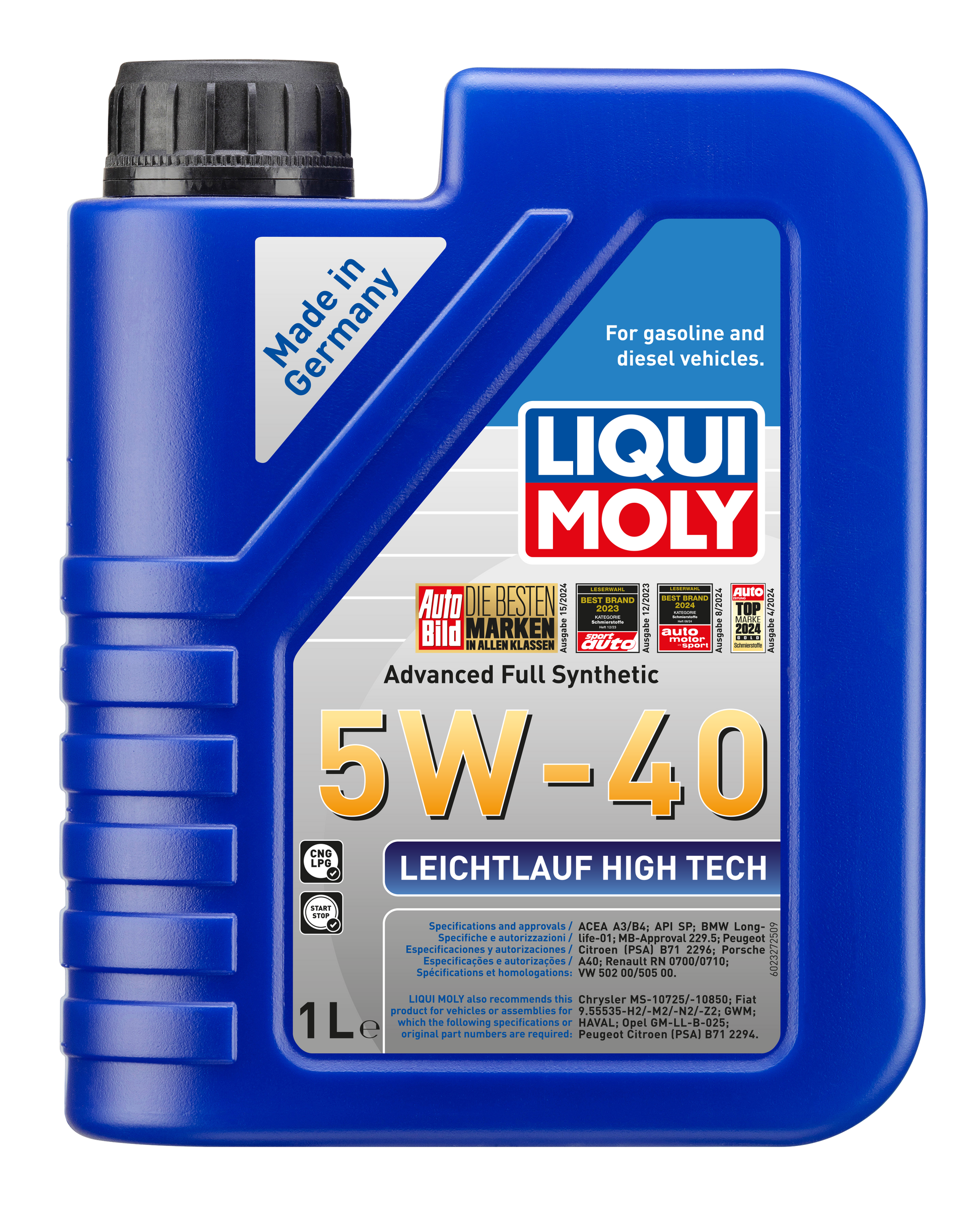Leichtlauf High Tech 5W-40 1 ltr — product front
