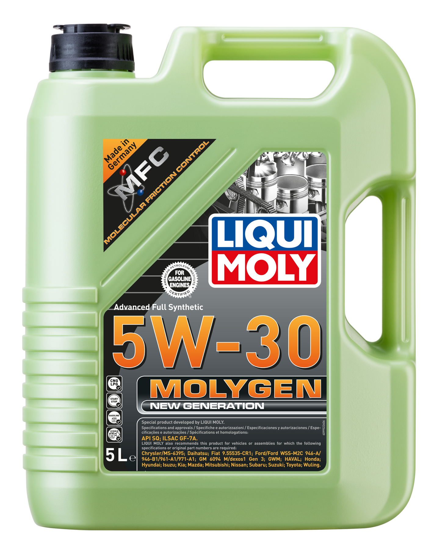 LIQUI MOLY Molygen New Gener­a­tion 5W-30 5LTR — product front