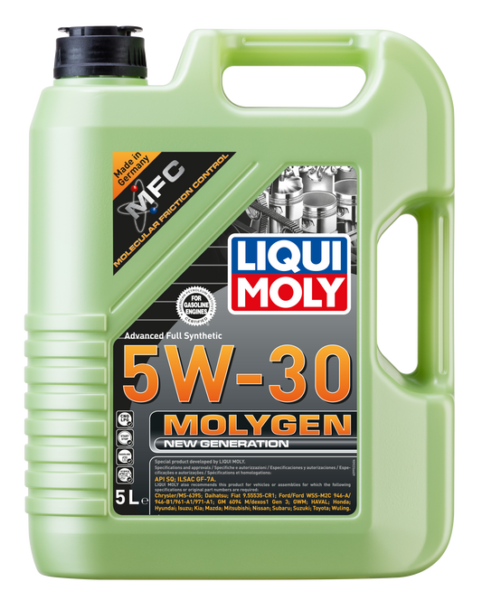 LIQUI MOLY Molygen New Gener­a­tion 5W-30 5LTR — product front