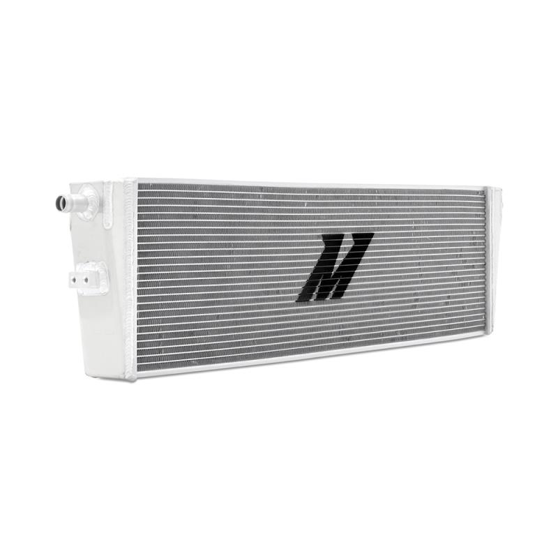 Mishimoto MMRAD-HE-02 heat exchanger — angled view