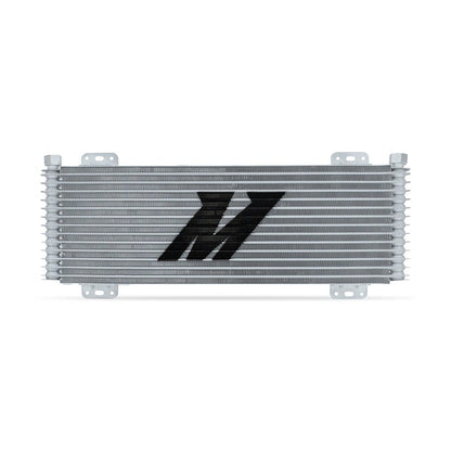 Mishimoto MMTC-SP-13SL silver transmission cooler — front view