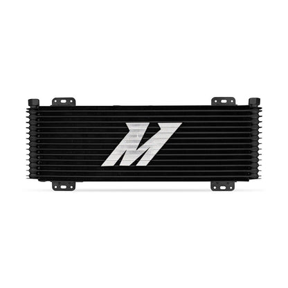 Mishimoto MMTC-SP-13BK black transmission cooler — front view