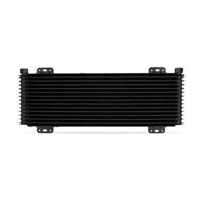 Mishimoto MMTC-SP-13BK black transmission cooler — rear view