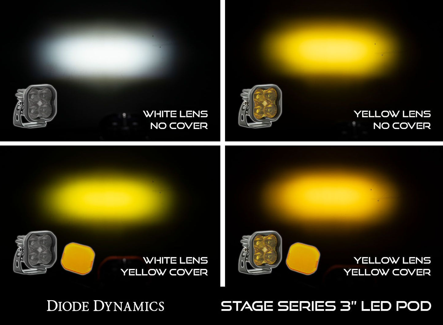 Diode Dynamics SS3 Cover Standard Yellow